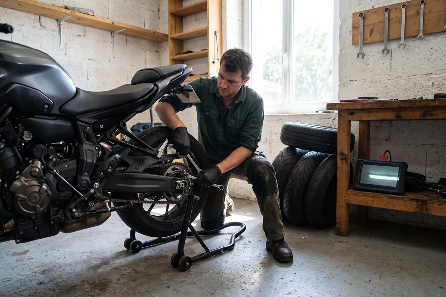 Garage moto